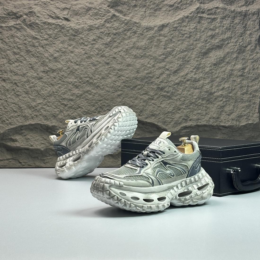 复古男士ins老爹鞋厚底休闲潮男百搭做旧款轮胎底青年时尚男鞋详情14