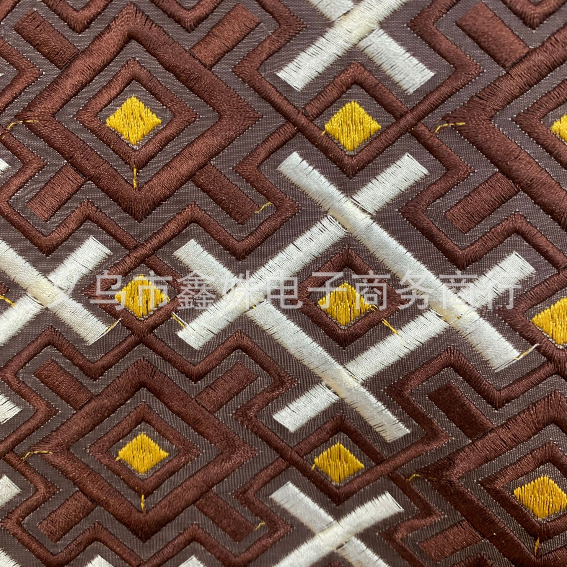 In stock of multi-color rectangular embroidered circular collar stage costume accessories pic 2