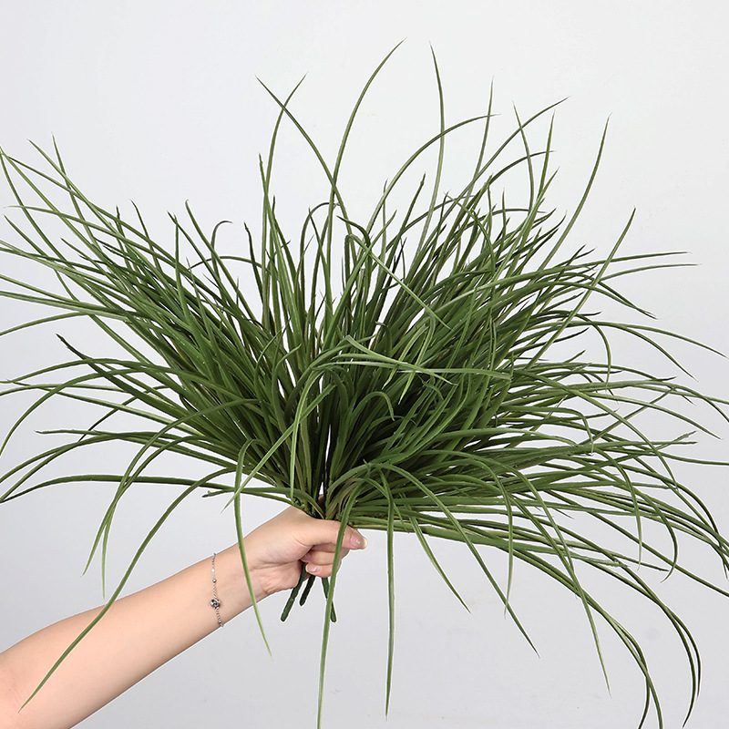 仿真绿植蕨类植物手感软胶兰花草热带雨林微景观造景空气草老人须详情6