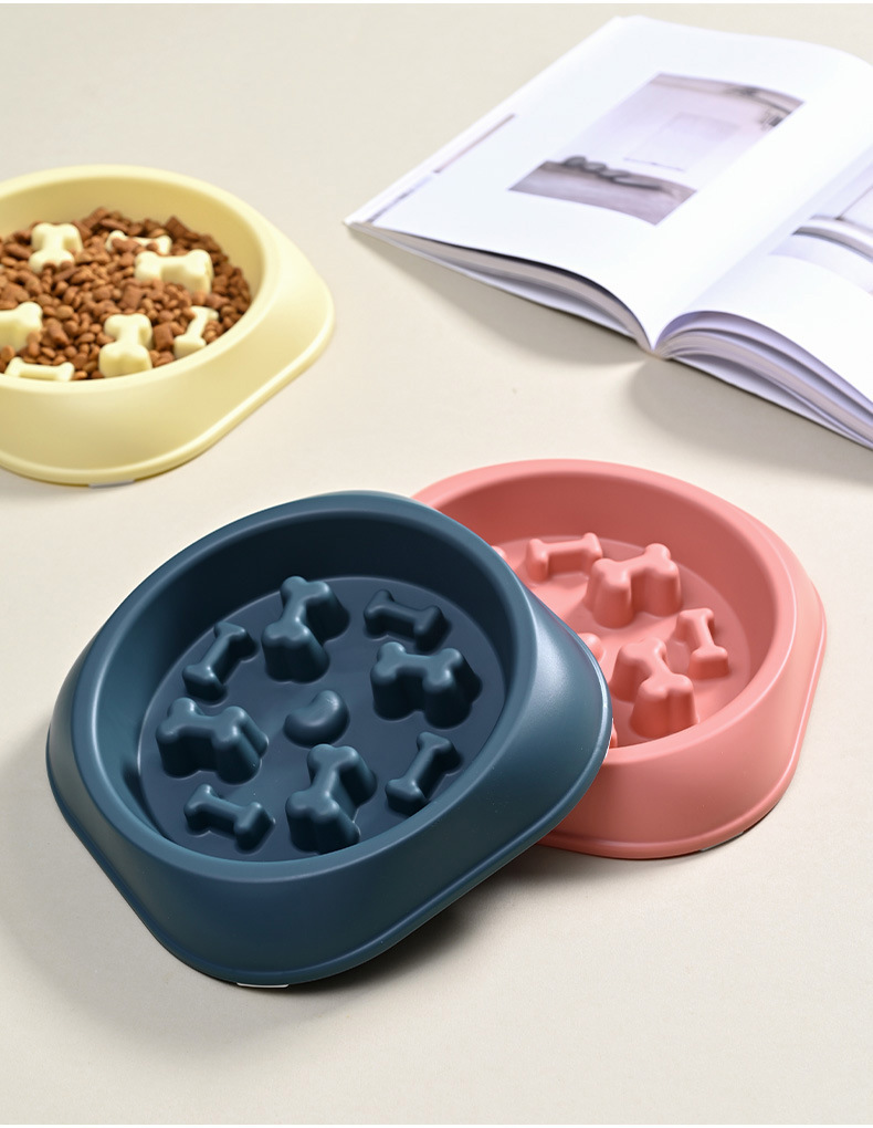 Rongka Pet Cross-border Pet cat and Dog anti-choking and anti-vomiting slow food Bowl, multi-color small and medium-sized dog easy to clean pet slow food bowl pic 14