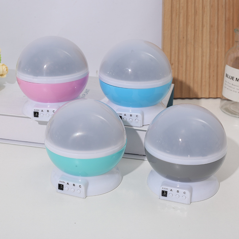 Mini starry sky projection lamp, projector, seven-color rotating night light, starry sky table lamp, foreign trade supply head factory pic 19