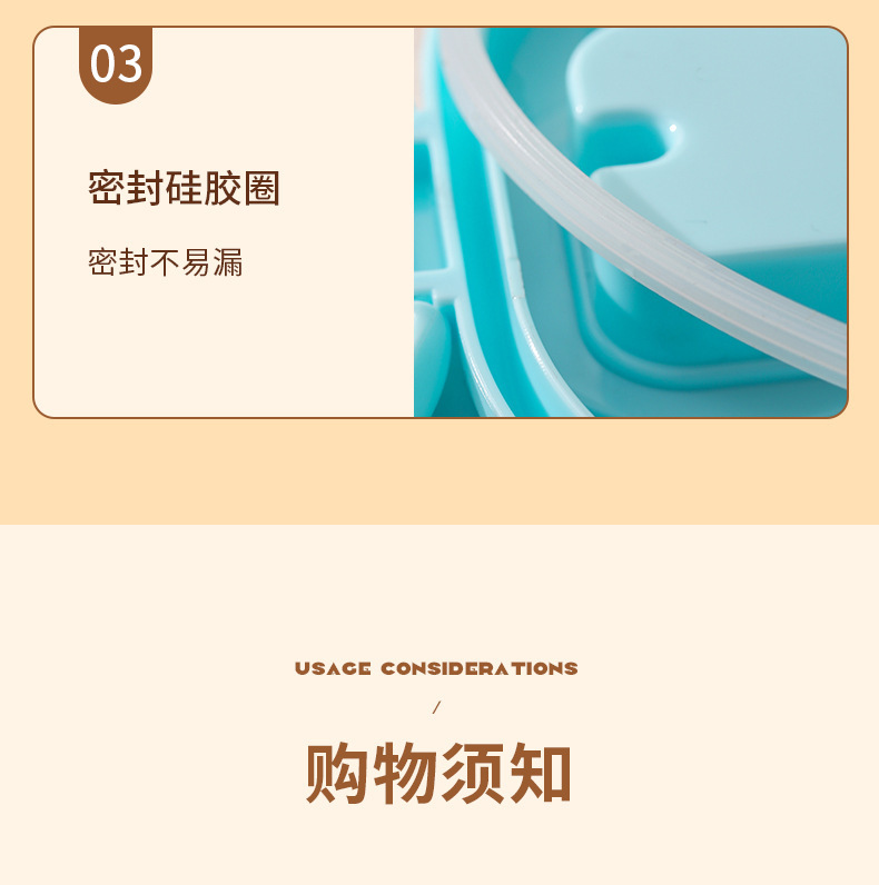 Cross-border 304 stainless steel lunch boxes, work insulation, cafeteria, outdoor portable compartments, fast food boxes, bento boxes, lunch boxes for students pic 26