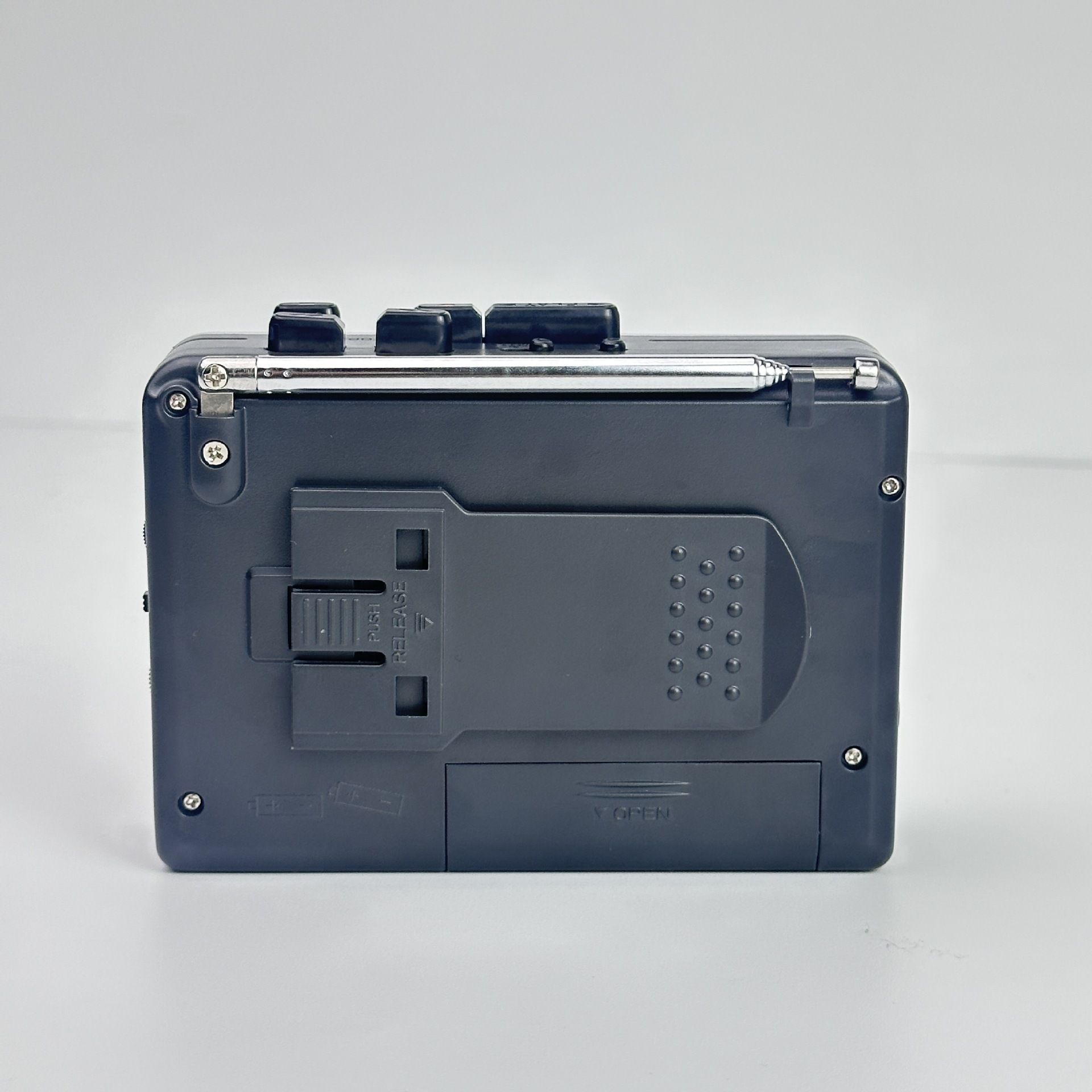 跨境便携磁带机卡扣户外收音机老式卡带播放机自动返带收录机外放详情6