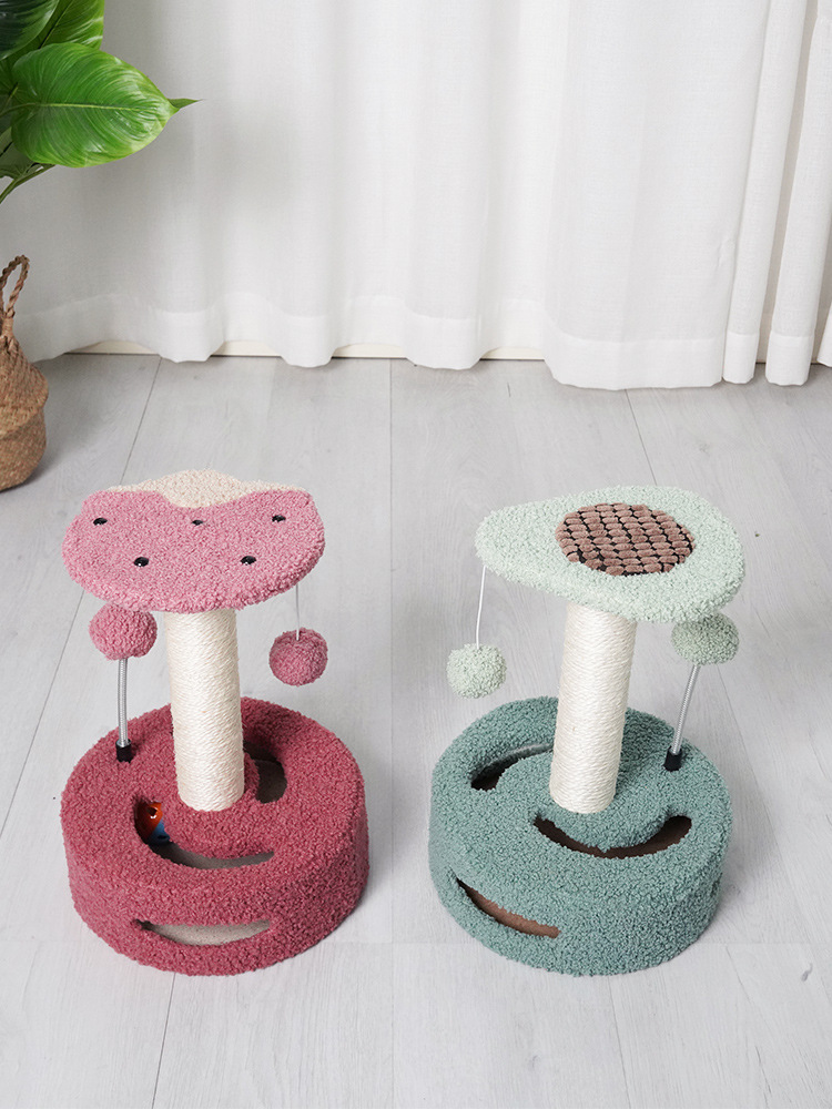 Cat climbing frames, small cat toys, cat scratch boards, cat jumping platforms, creative sunflower and sisal cat scratch posts, wholesale of cat supplies pic 9