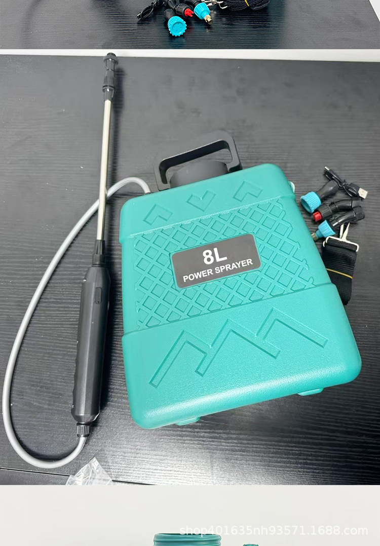 电动喷壶喷雾器超细雾家用小型高压酒精消毒浇花农药喷洒神器批发详情3