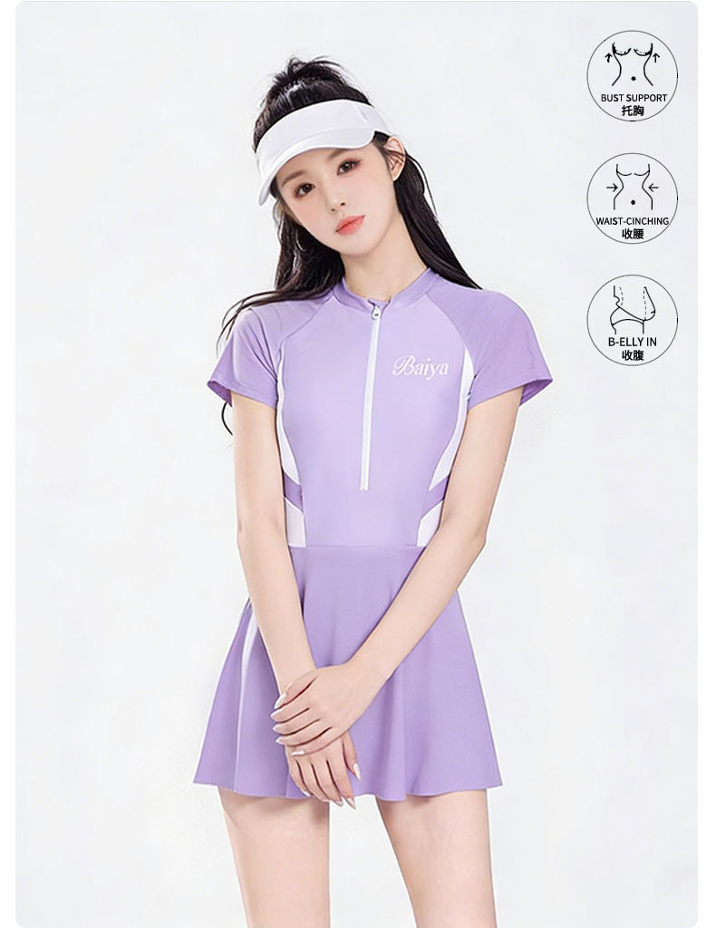 The latest bestseller in 2026, a conservative, slimming and sexy one-piece halter suit for hot spring soaking, a high-end sleeveless swimsuit for women in Thailand, 125527 pic 6