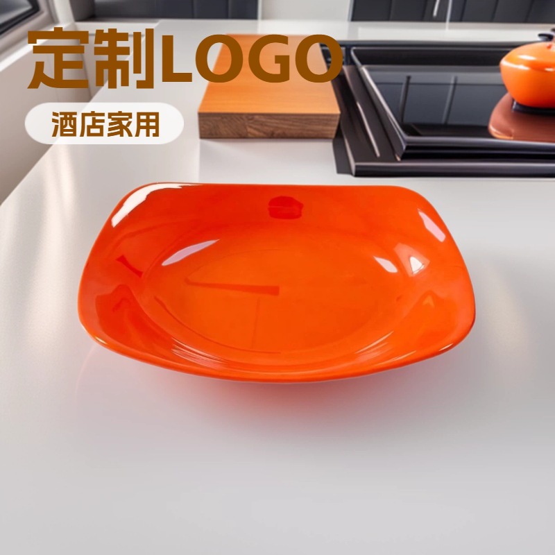 Melamine imitation porcelain snack plates, cold dish plates, commercial hot pot restaurant side dish plates, small bowls for cold dishes in restaurants, special decorative fruit plates pic 2