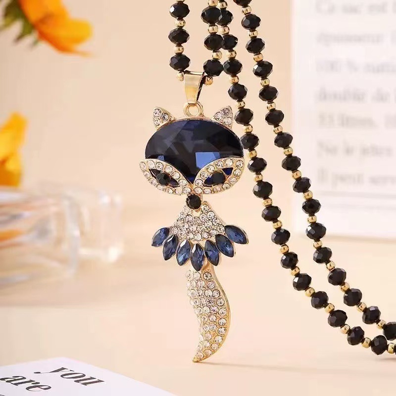 项链配饰毛衣链女高级感长款夏天网红大吊坠服装饰品挂件2024新款详情19