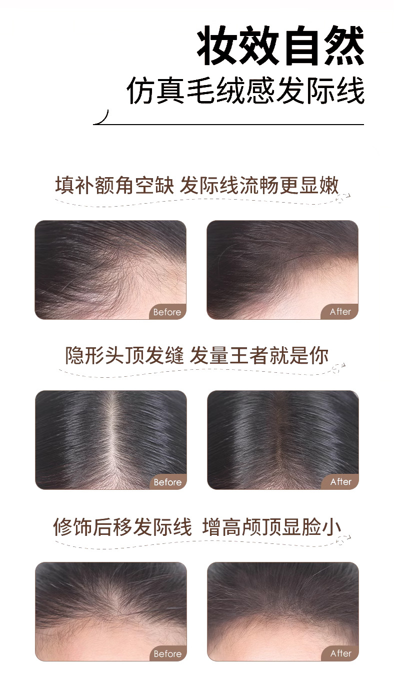Gege bear, the little bear, has created a hairline powder out of nothing to touch and fill the forehead and temples, as well as a contour and shadow powder pic 8