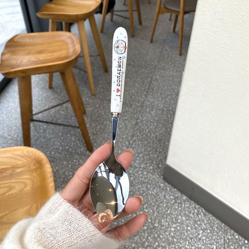 【包邮】餐具不锈钢筷子勺子叉子学生套装收纳盒便携三件套可爱in详情8
