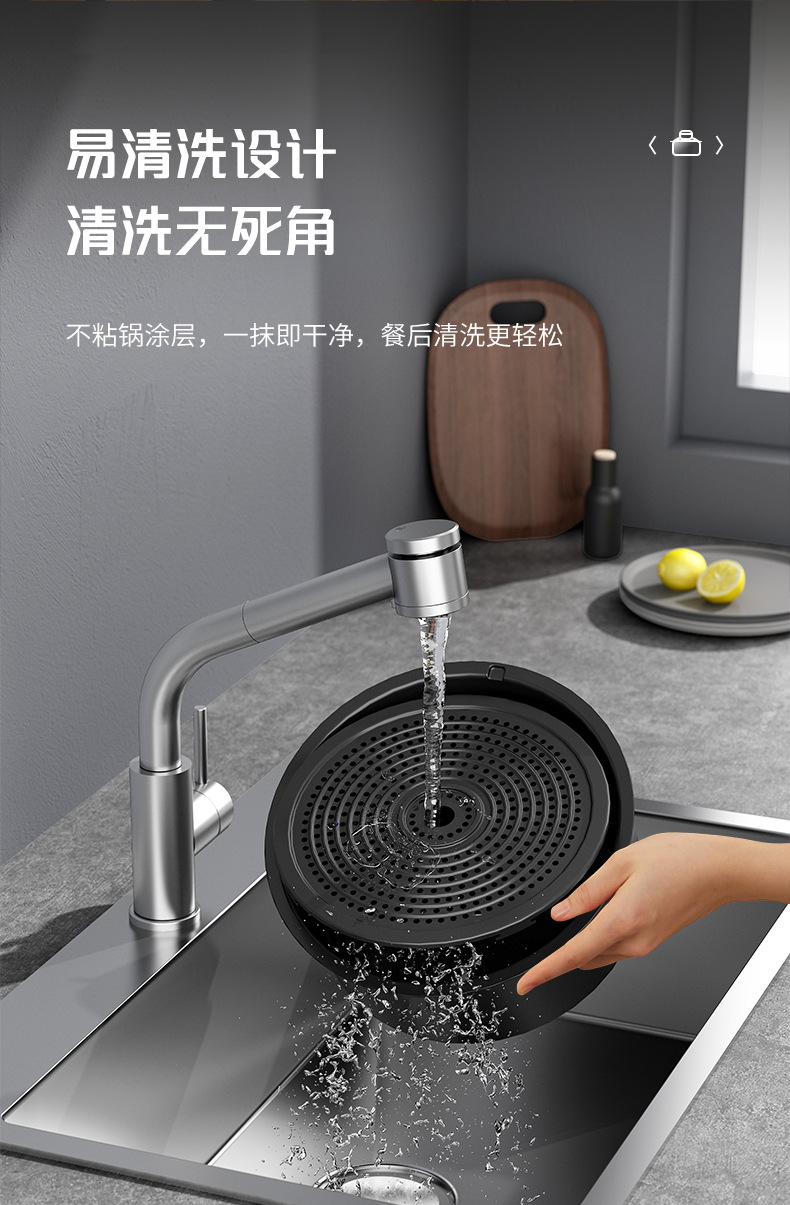 Oaks Air Fryer 2024 New Smart oil-free multi-functional Automatic Home Fryer for Healthy French fries pic 26