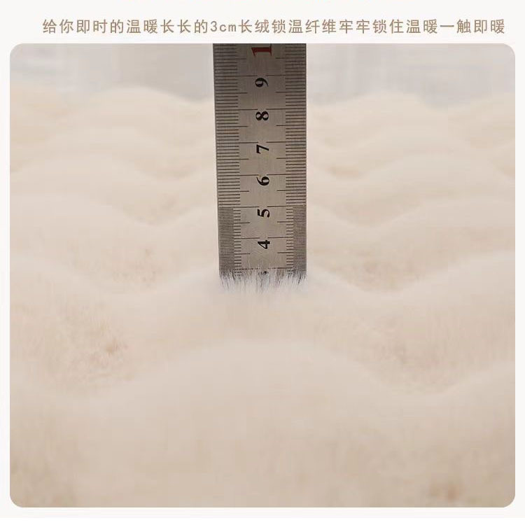 兔毛绒圆形地毯奶油风懒人单人沙发圆地垫客厅茶几梳妆台床边地毯详情5