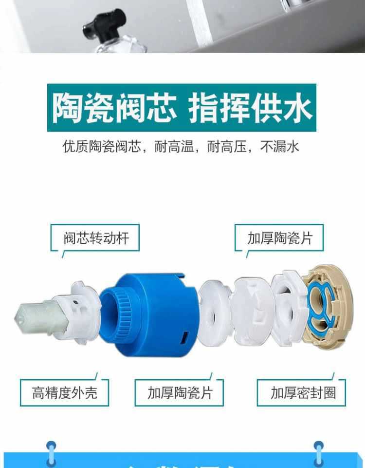 卫生间台上盆冷热龙头面盆单冷洗手盆洗脸盆卫浴洗漱台家用水龙头详情8