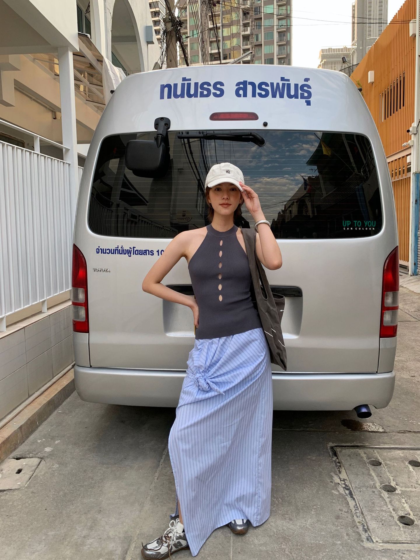 UNITY MODE Sweet and cool Tencel cut-out stand-up collar vest for summer girls, slimming and form-fitting sweater pic 45