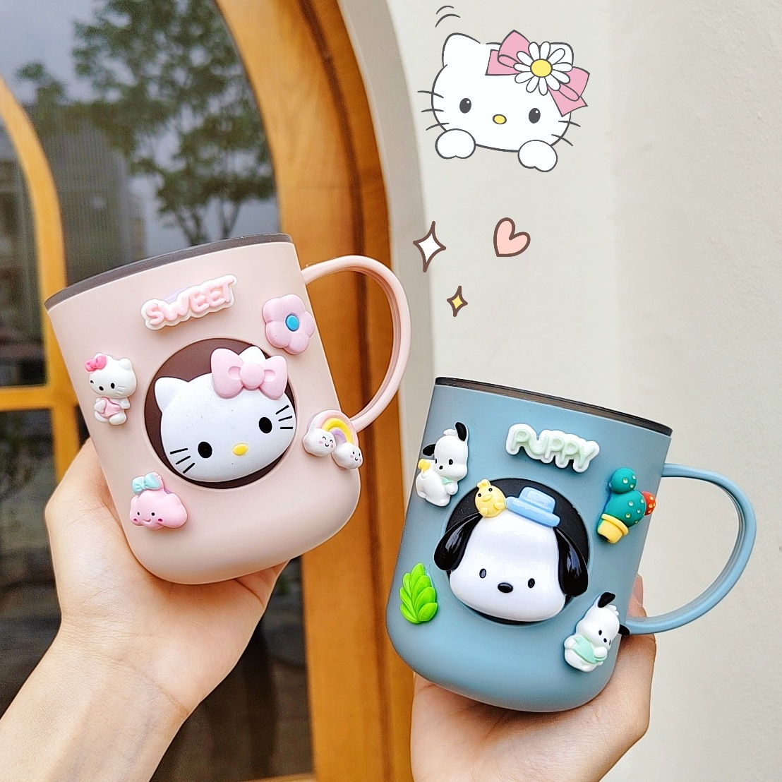 牙刷杯儿童漱口杯可爱卡通杯子食品级PP洗漱杯活动小礼品实用赠品详情4