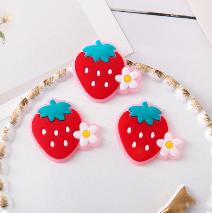 卡通水果PVC软胶立体贴片 手机壳包包发饰头饰DIY手工配饰批发 可爱diy饰品 创意手工材料详情11