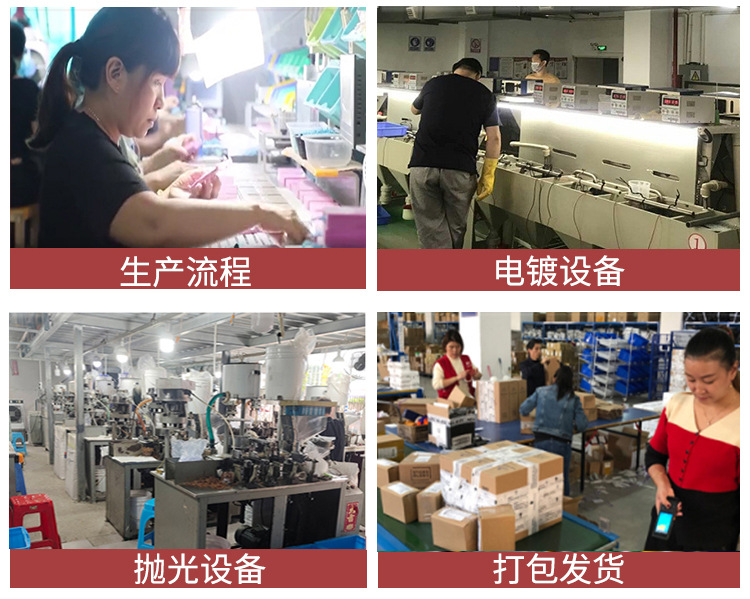 Zhongxing 14K real gold hollowed-out square pattern clasp necklace bracelet with end buckle connection diy accessory pic 14