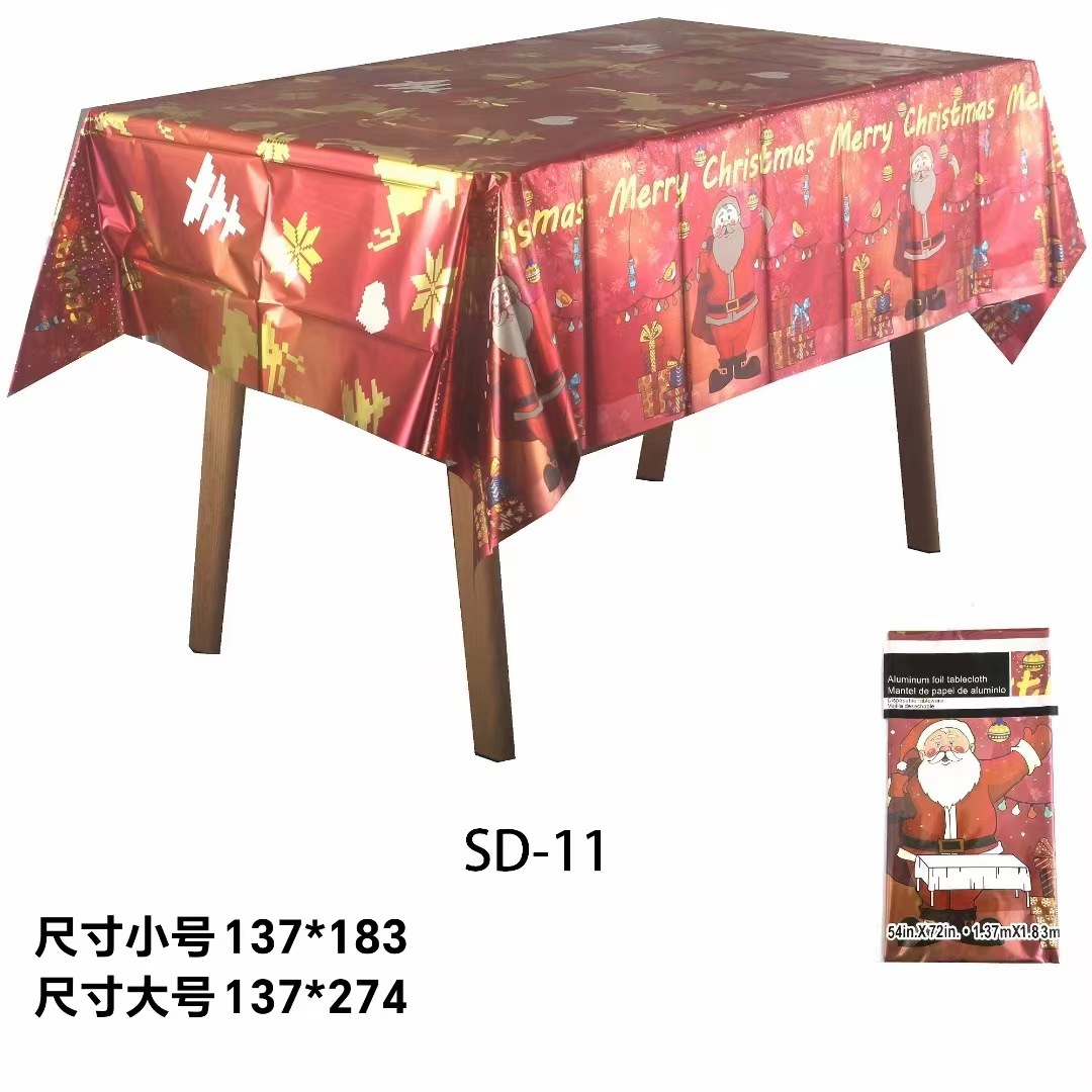 PEVA桌布万圣节圣诞节主题派对CCPM桌布甜品台装饰一次性台布塑料详情26