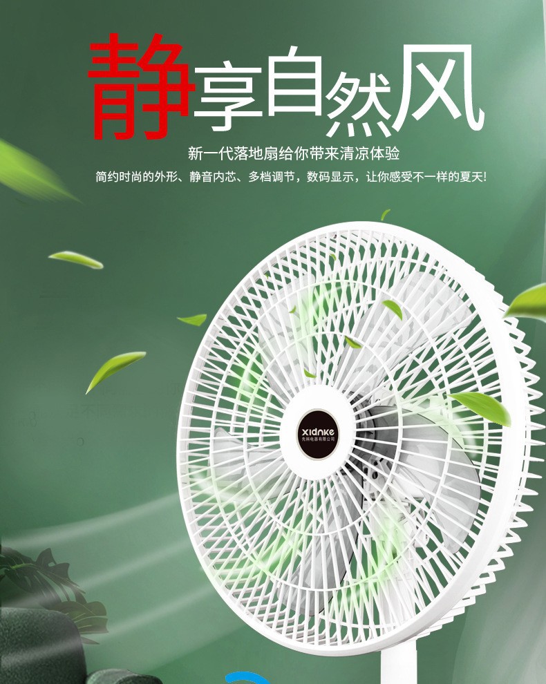 威力 16寸电风扇 家用落地式台式遥控风扇超静音定时礼品一件起批详情2