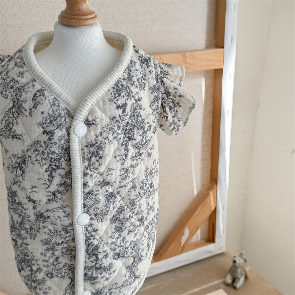 飞袖纱布宠物衣服加棉家居服小型犬小狗狗秋冬装保暖小猫咪猫衣服详情10