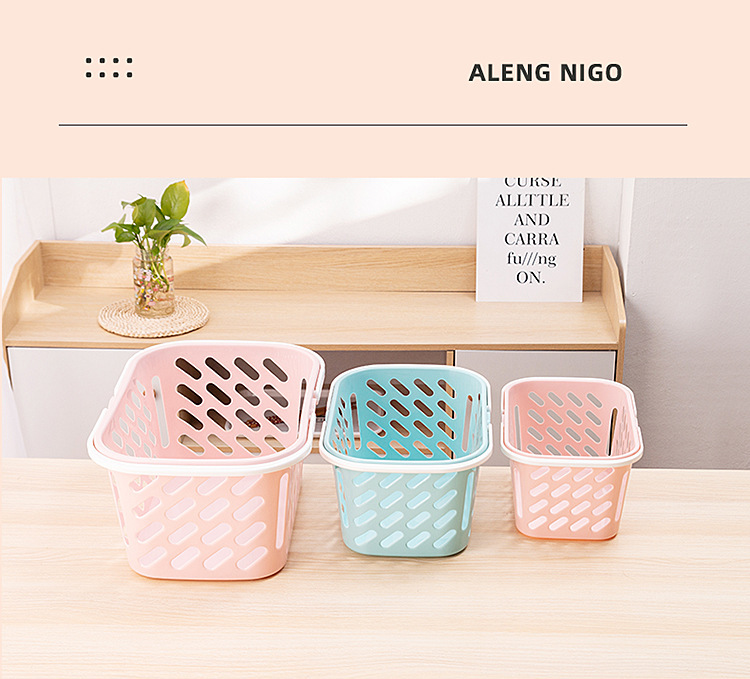 Shopping baskets, small hand-held baskets, bath baskets, toiletry baskets, plastic storage baskets, storage frames, fruit baskets, vegetable baskets pic 7