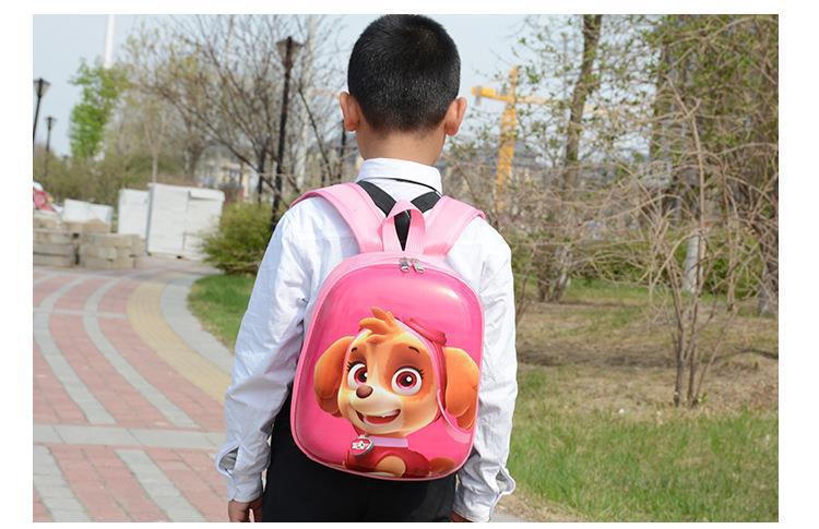 儿童书包硬壳汪汪队小朋友幼儿园卡通2-3-5岁女童男童双肩背包详情18