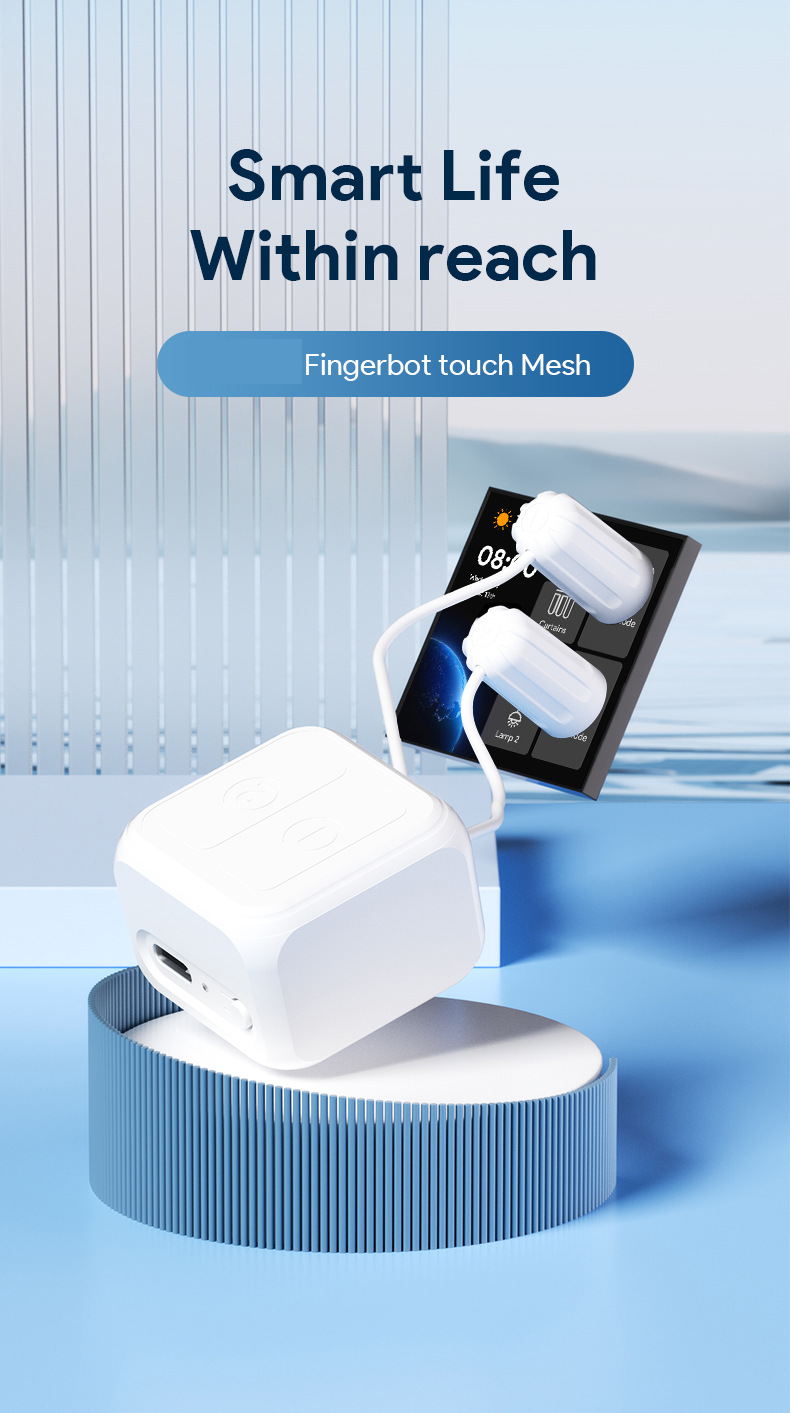 tuya touch screen finger robot dual-control Bluetooth graffiti Intelligent remote control timed screen clicker pic 1