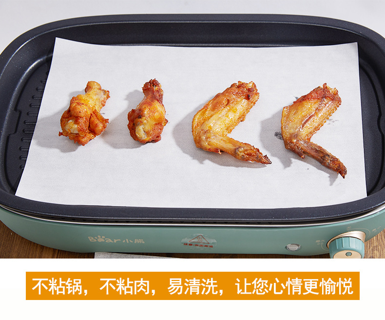 烧烤纸不粘垫纸吸油纸食物专用硅油纸商用烤盘烤箱烘焙油纸烤肉纸详情7