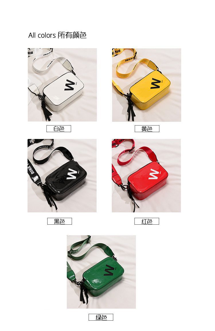 跨境女包2024新款时尚ins斜跨单肩包百搭韩版相机包小方包Bags详情3
