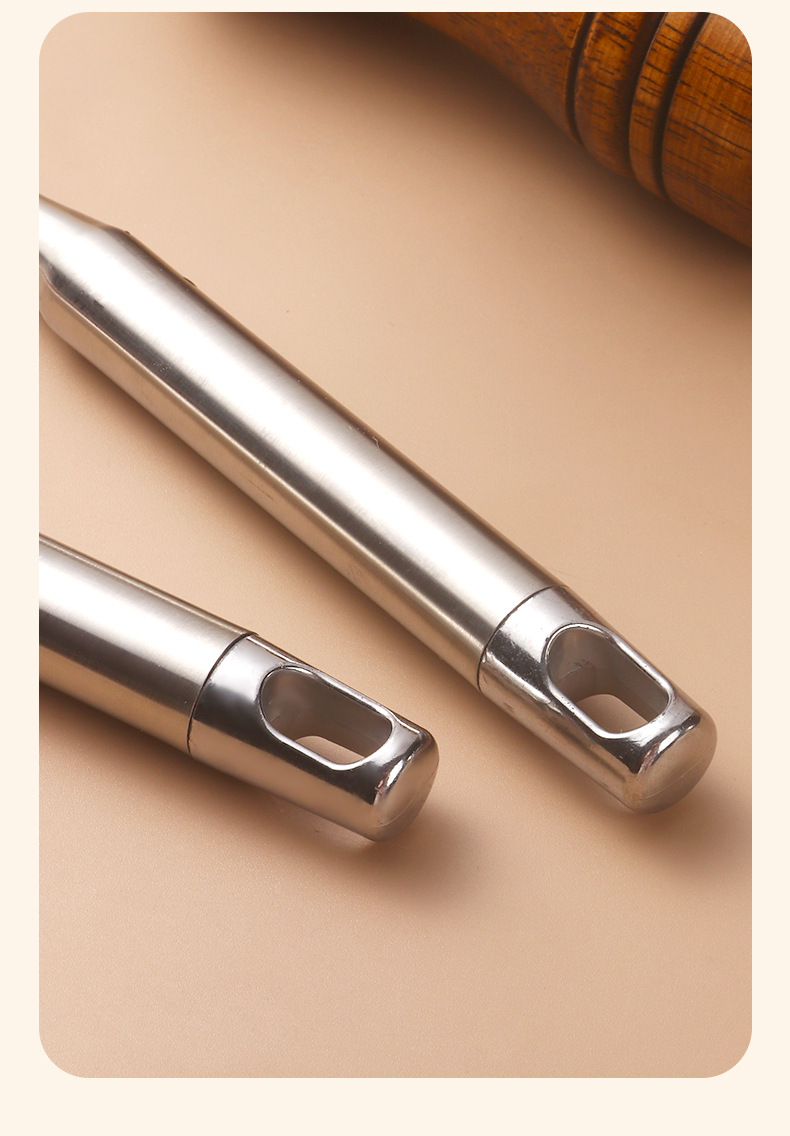 Thickened stainless steel spatula, household kitchen spatula, stir-frying spoon, cooking anti-scald hot pot soup spoon, kitchenware set wholesale pic 12