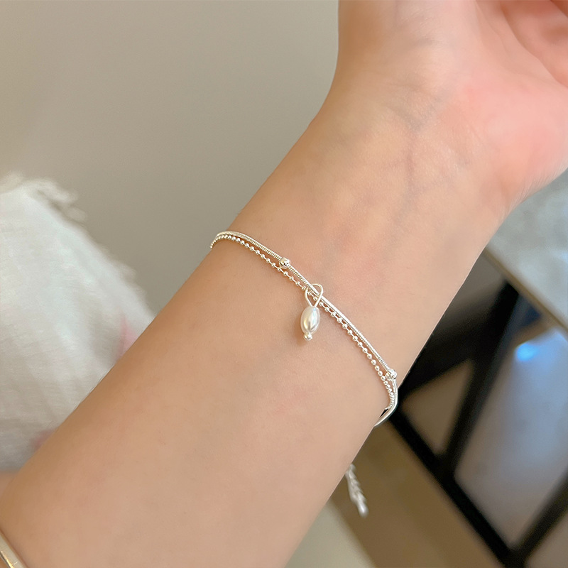 S925银新中式珍珠手链女简约大气高级感小众设计2025新款手饰详情27