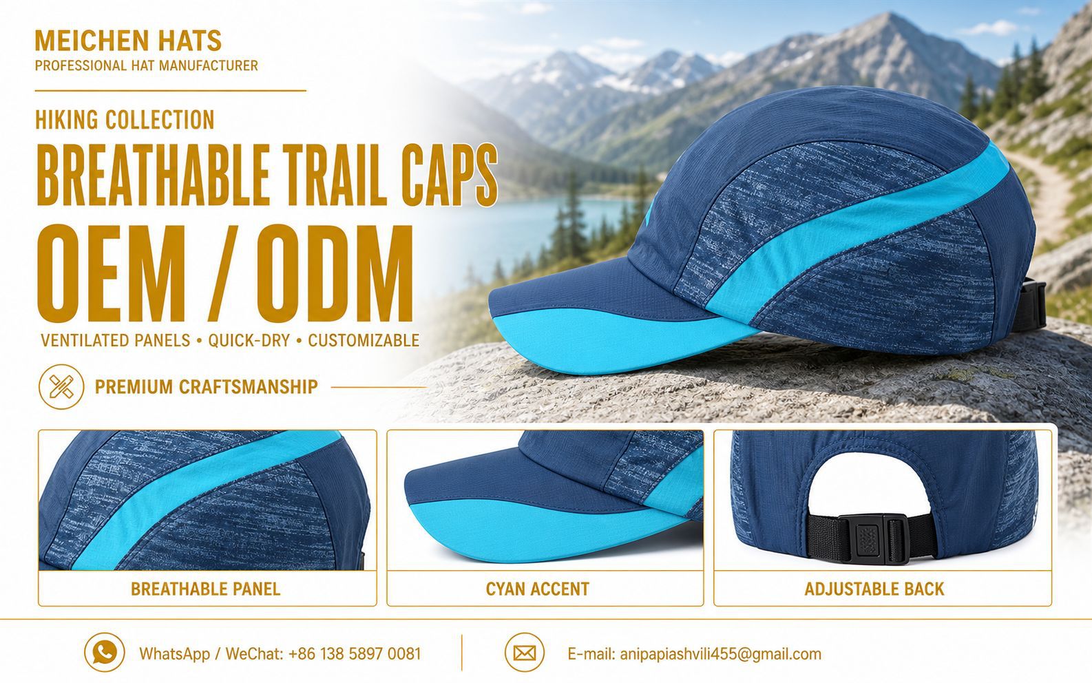 Verano 2026 malla personalizada al aire libre béisbol sombrero transpirable protección solar bordado logotipo duck tongue cap wholesale fábrica directa suministro pic 12