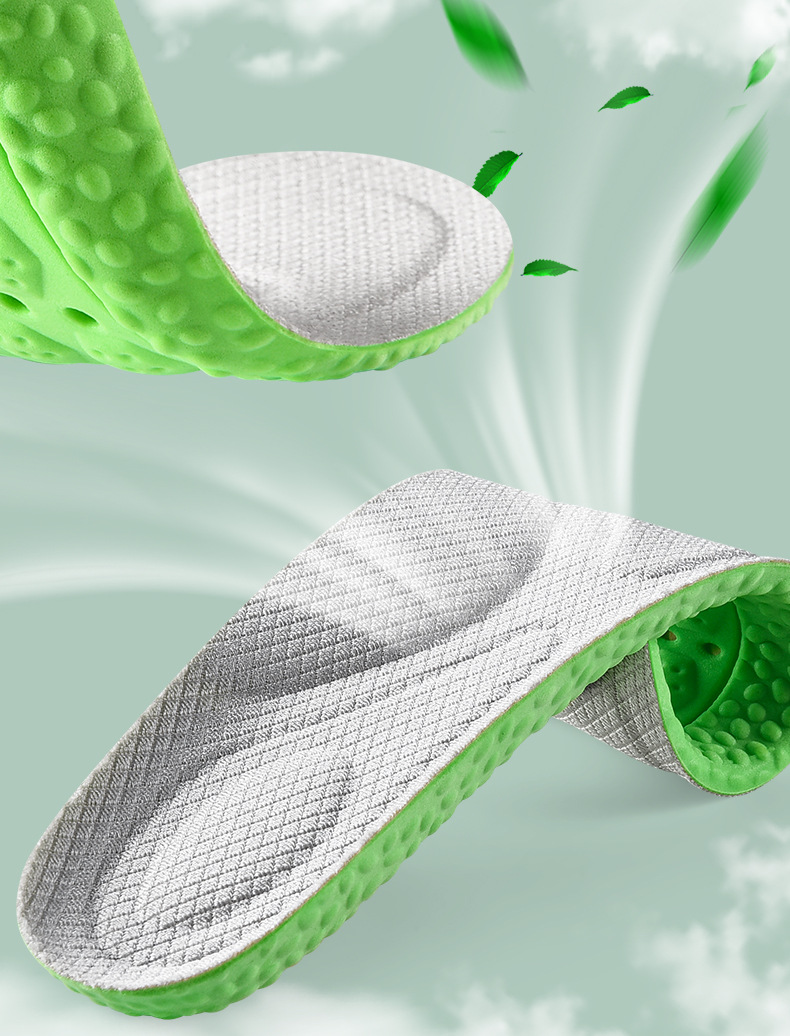 运动鞋垫男boost减震垫片艾草防臭吸汗防臭篮球鞋专用踩屎感夏季详情11