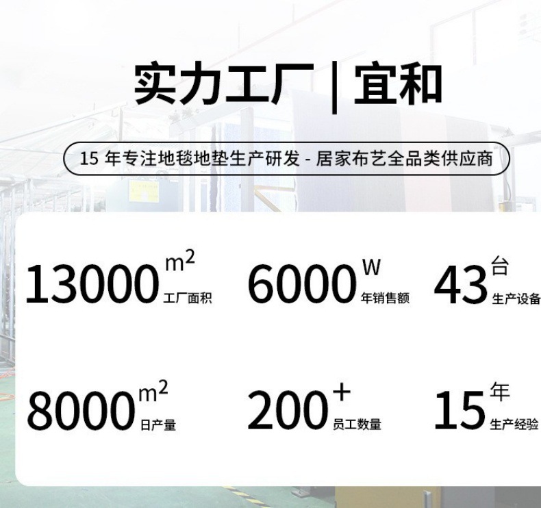 做LOGO指定植绒地毯客户礼品员工福利轻奢亚马逊家用地毯一件代发详情1