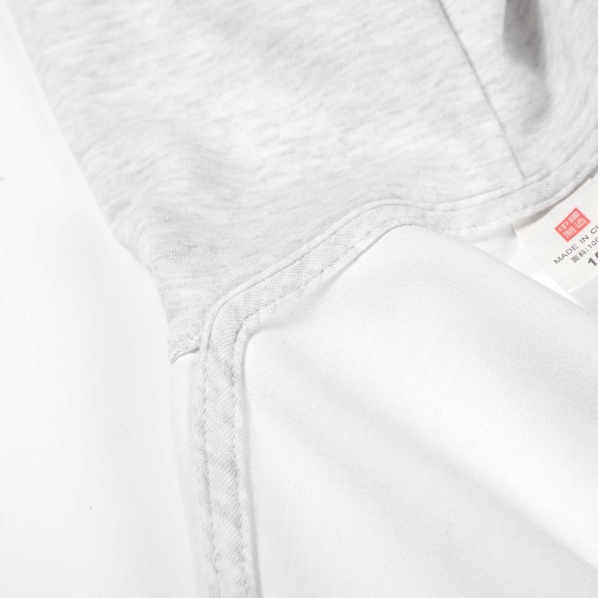 儿童纯棉圆领卫衣定制图案logo春秋款纯色320克光板卫衣跨境外贸详情24