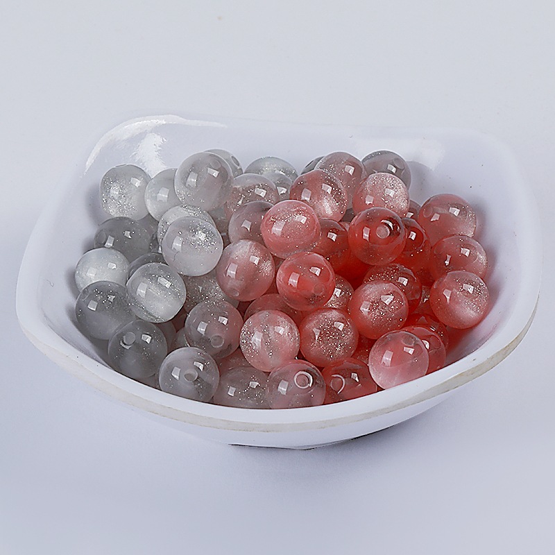 10/12mm光变珠子变色珠子树脂圆珠直孔散珠子diy手工手串项链材料详情14