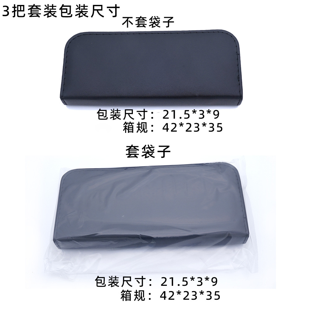 6-inch stainless steel Teddy dog hair scissors, professional pet scissors, cleaning and grooming tool set pic 2