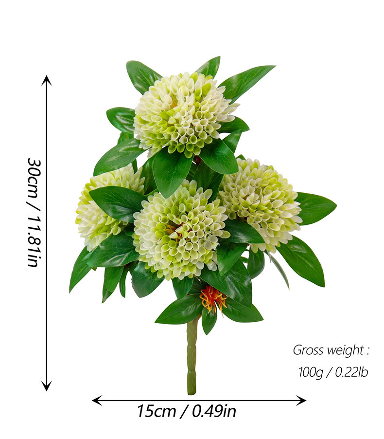 Artificial flower potted plants, green Kona, camellia, artificial flowers, osmanthus leaves, hydrangea, dining room, living room, table decoration, plant ornaments pic 1