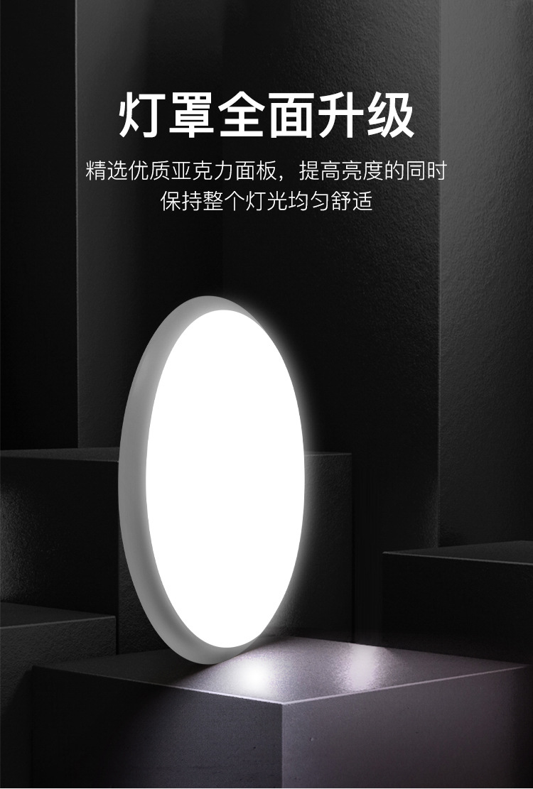 Special offer bedroom ceiling lights, modern and simple eye-protecting three-proof lights, balcony corridor lights, 2025 new style wholesale lighting fixtures pic 4