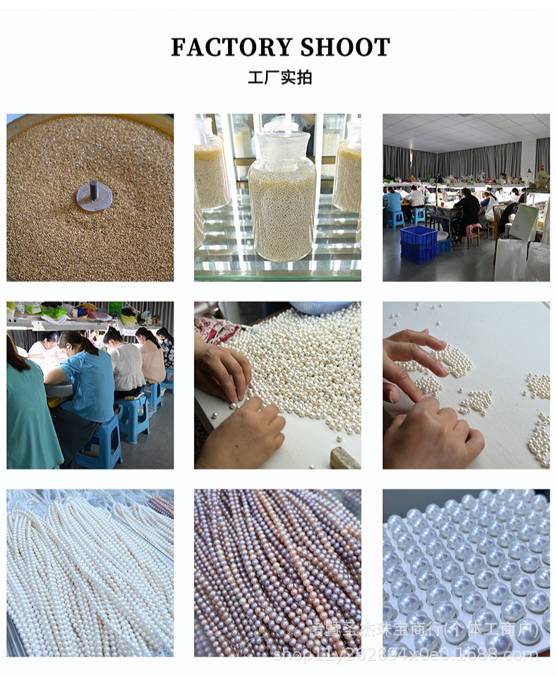 8-9mm天然淡水无核珍珠项链强光近圆微暇妈妈链送妈妈长辈礼物详情16