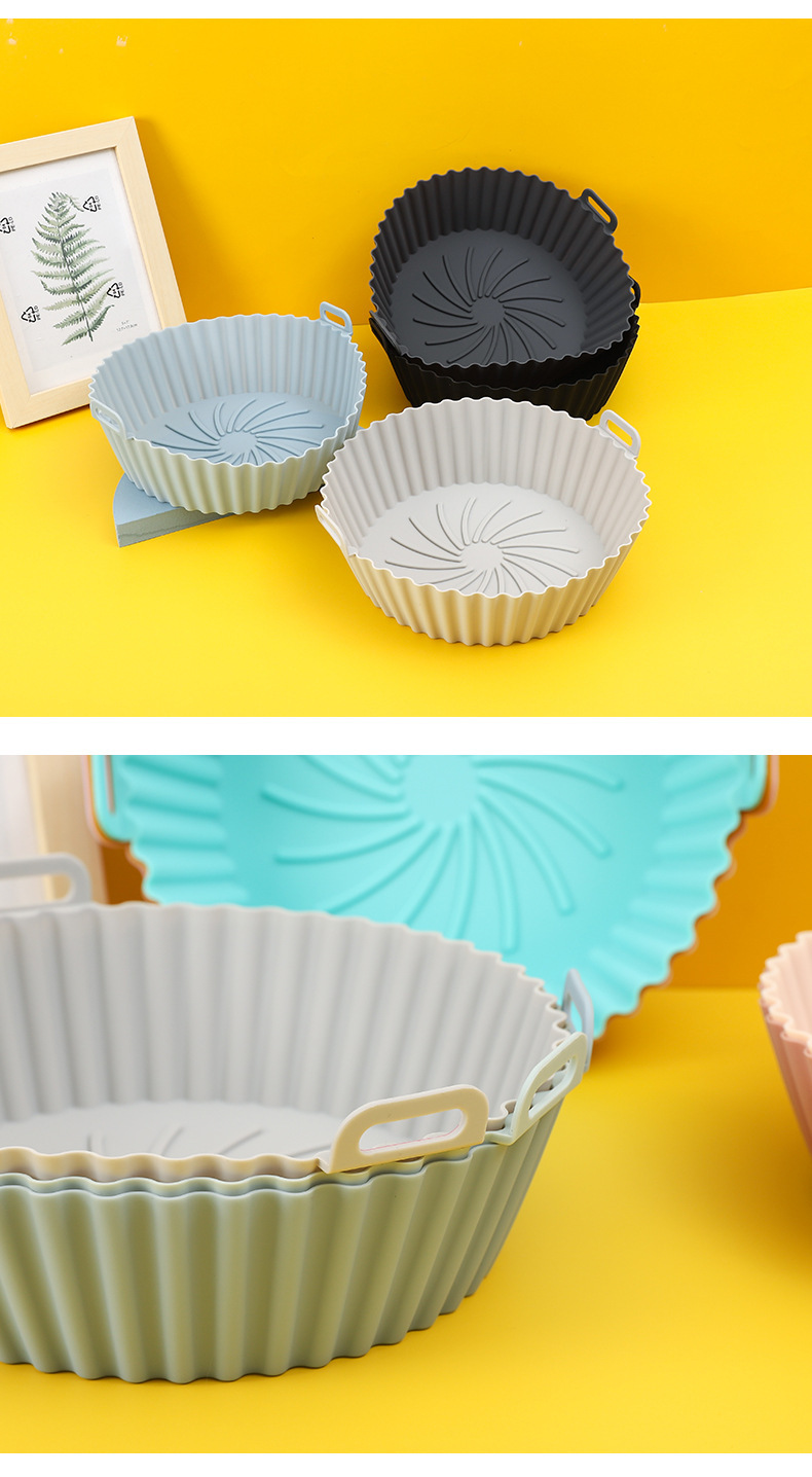 AirFryerSiliconePot空气炸锅硅胶烤盘垫易清洗炸锅烤盘可重复详情5