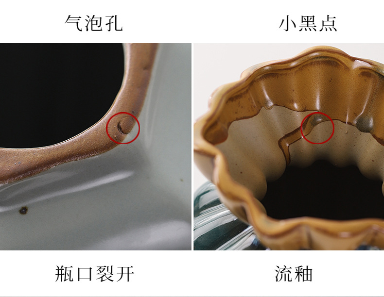 新中式陶瓷花瓶家居客厅装饰摆件玄关插鲜花满天星大口径容器批发详情2
