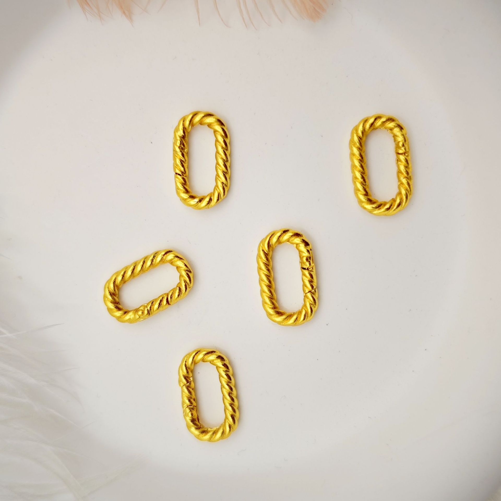 保色古法金饰品扣异型扣diy手链项链扣连接扣详情22