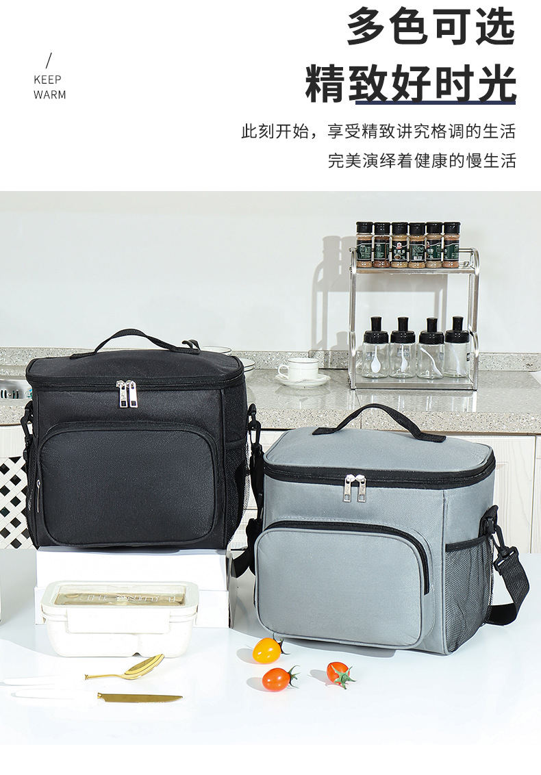 Bento bags, student insulated bags, thickened aluminum foil meal bags, office worker lunch box bags, lunch box handbags pic 8