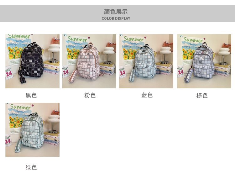 New style schoolbag for girls, Korean-style workwear backpack, ins Japanese style backpack for junior high school, high school and college students pic 2