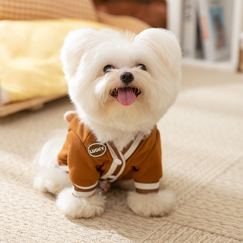 新款秋冬季韩版狗狗可爱卡通中小型犬小熊卫衣猫咪泰迪宠物狗衣服详情7