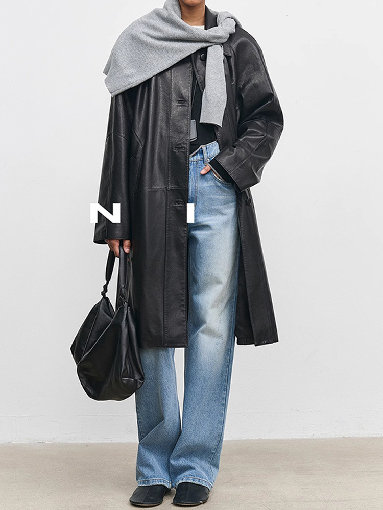 小众极简2025年春秋强推棉质牛仔裤女筷子腿显瘦休闲直筒裤长裤子详情13