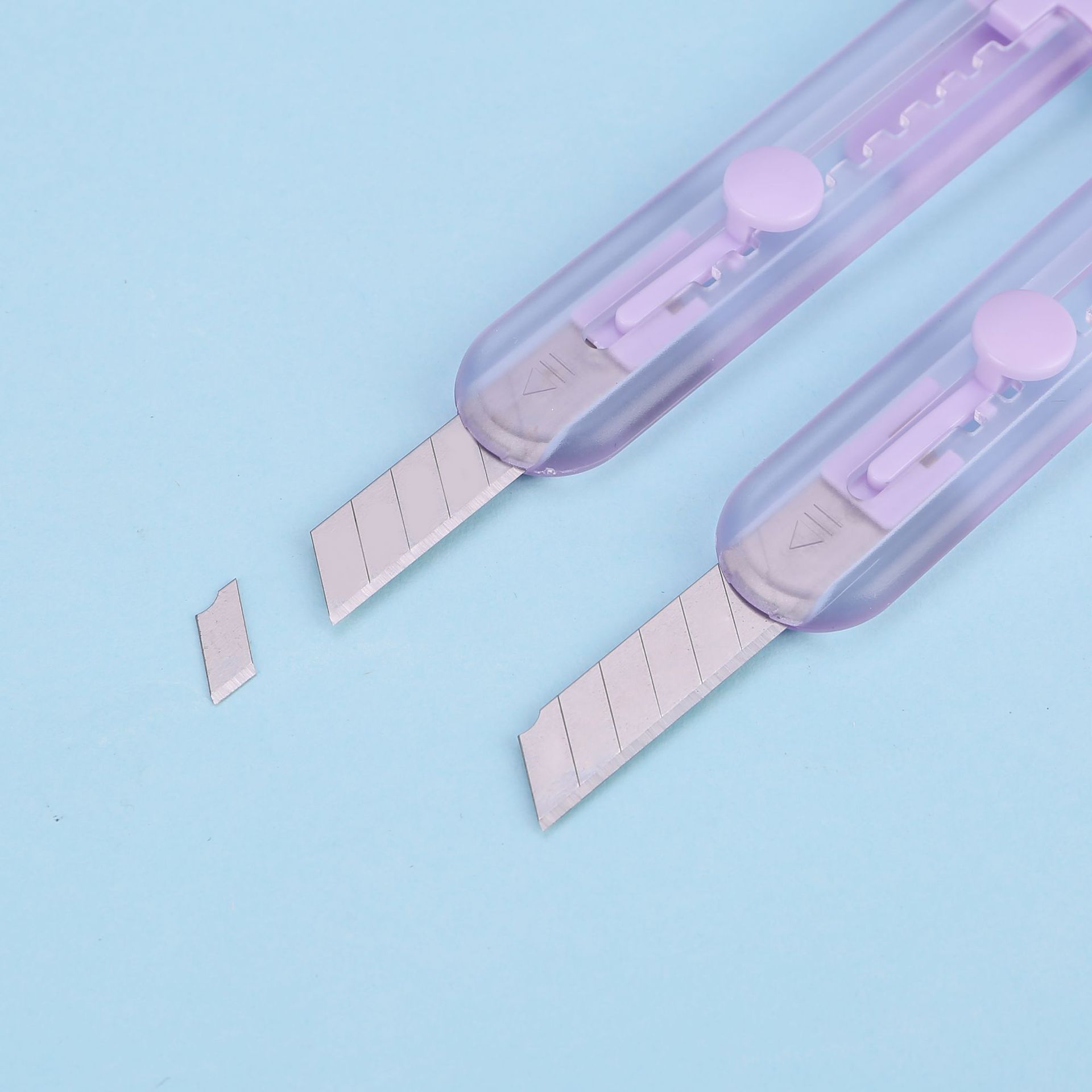 Pioneer shif8176 transparent colored mini Utility knife, open and carry with you by express delivery pic 7