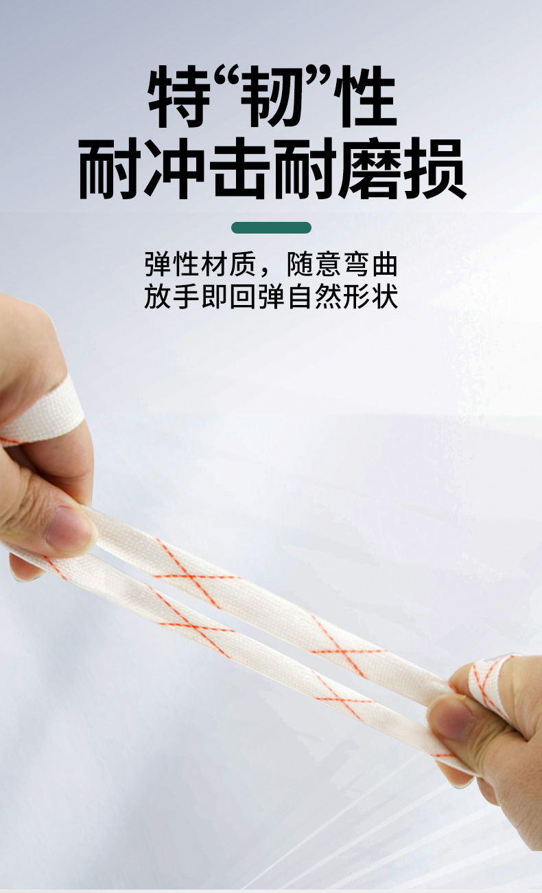 黄腊管加厚耐高温玻璃纤维管电线绝缘软套管阻燃防火白黄蜡管穿线详情4