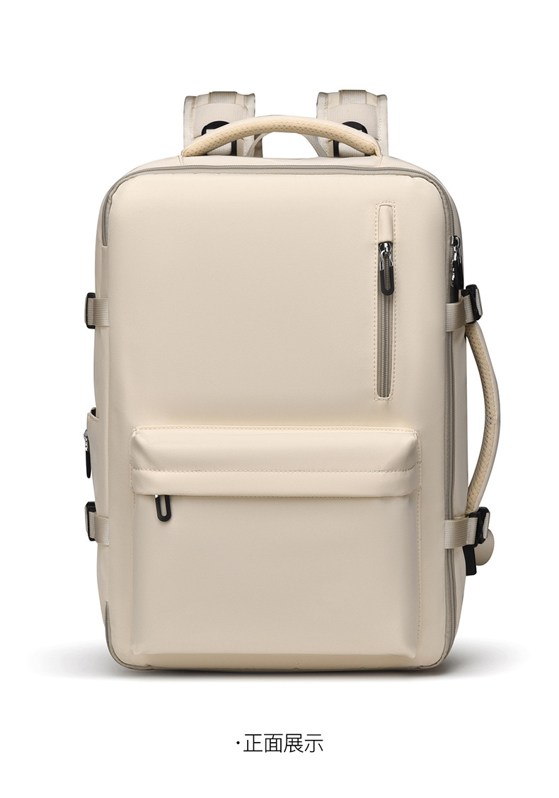 跨境时尚男士双肩包高级感大容量女背包潮旅行轻便书包防水电脑包详情19